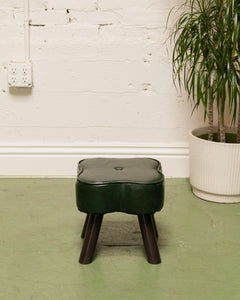 Green Clover Ottoman