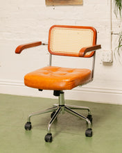 Load image into Gallery viewer, Caramel Rattan Office Chair
