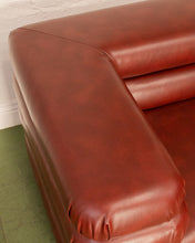 Load image into Gallery viewer, Elodie Corner Chair in Brown Leather
