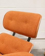 Load image into Gallery viewer, Tangerine Tweed Chair and Ottoman
