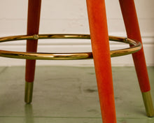 Load image into Gallery viewer, Valentino Stool in Burnt Orange
