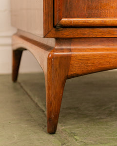 Burlwood Vintage End Table