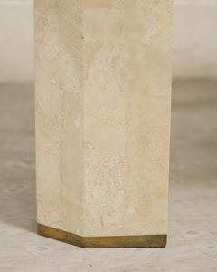 Tessellated Marble Side Table