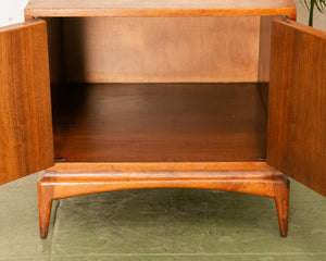 Burlwood Vintage End Table