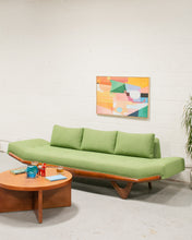 Load image into Gallery viewer, Gondola Armless Sofa in Green
