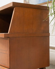 Load image into Gallery viewer, Restored Walnut Single Drawer Nightstands
