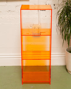 Orange Acrylic Shelf