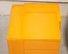 Load image into Gallery viewer, Orange Roller Side Table
