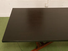 Load image into Gallery viewer, Black Top Scandi Dining Table
