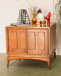 Burlwood Vintage End Table