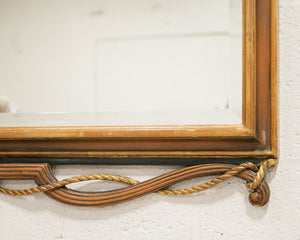 Gold Ornate Rectangle Mirror