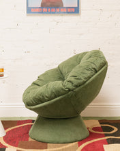 Load image into Gallery viewer, Modern Olive Green Upholstered Papasan Style Chair
