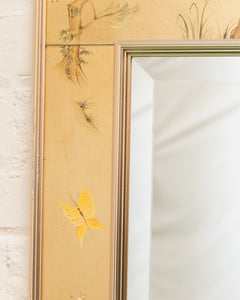 LaBarge Reverse Painted Chinoiserie Mirror