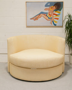 Bianca Swivel Chair in Queen Bey Daffodil