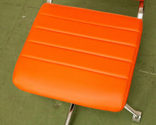 Load image into Gallery viewer, Orange Ribbed Office Chair
