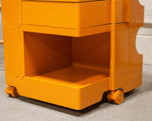 Load image into Gallery viewer, Orange Roller Side Table

