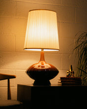 Load image into Gallery viewer, Orange Glazed Table Lamp
