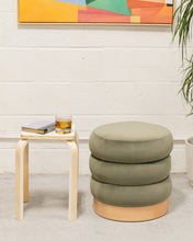 Load image into Gallery viewer, Slate Green and Oak Stool
