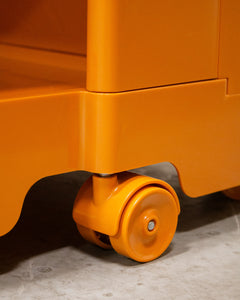 Orange Roller Side Table