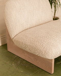 Textured Modern Lounge Chair and Ottoman