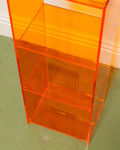 Orange Acrylic Shelf