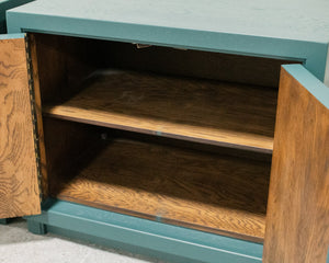 Teal and Gold Singel Nightstand