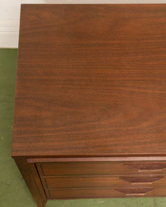 Walnut 3 Drawer Lowboy