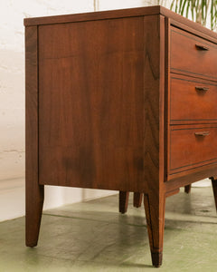 Walnut 3 Drawer Lowboy