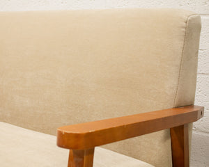 Almond Soft Fabric Sofa