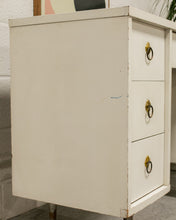 Load image into Gallery viewer, Retro White Desk
