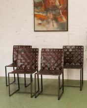 Load image into Gallery viewer, Leather Strap Rustic Chairs
