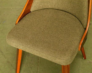 Olive Green Tweed Chairs