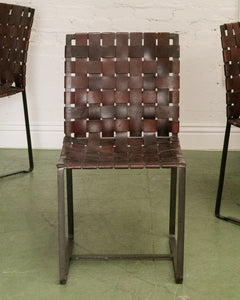 Leather Strap Rustic Chairs