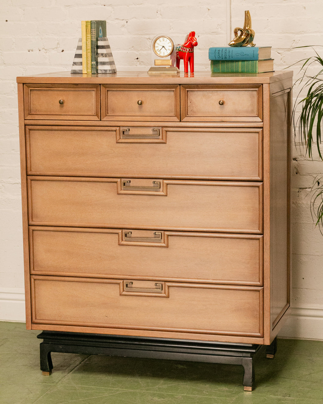 Vintage American of Martinsville Lacquered Highboy