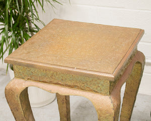 Embossed Gold Table