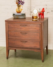 Load image into Gallery viewer, Walnut 3 Drawer Lowboy
