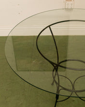 Load image into Gallery viewer, Black Metal Indoor/Outdoor Round Table
