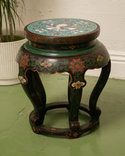 Load image into Gallery viewer, Vintage Chinese Cloisonne Chinoiserie Plant Stand Jardiniere
