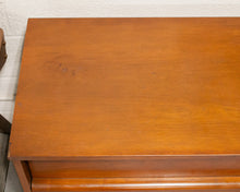 Load image into Gallery viewer, Super Sleek Walnut 9 Drawer Vintage Dresser
