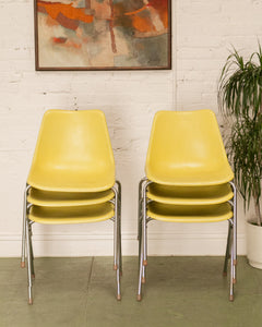 Sunshine Yellow Vintage Chairs