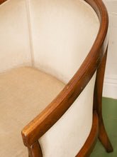 Load image into Gallery viewer, Vintage Regency Style Barrel Chair
