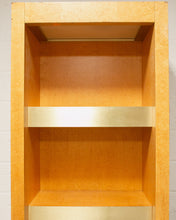 Load image into Gallery viewer, Burlwood + Brass Shelf Inset Light
