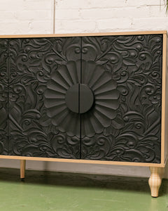 Flower Front Oaxaca Style Credenza