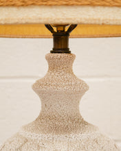 Load image into Gallery viewer, Cream Vintage Holllywood Regency Lamp
