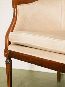 Vintage Regency Style Barrel Chair