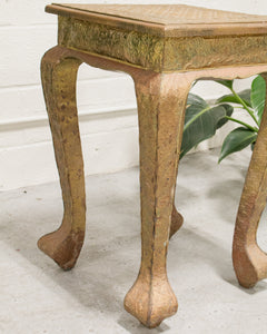 Embossed Gold Table