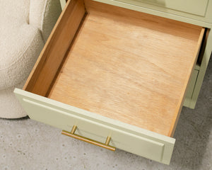 3 Drawer Mint Nightstand