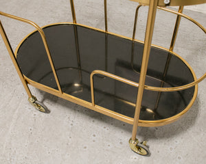 Bella Gold Oval Barcart