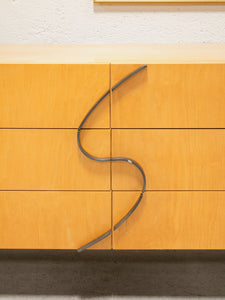 Maple Toned Postmodern Dresser