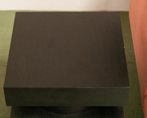 Black Stacked Square Side Table